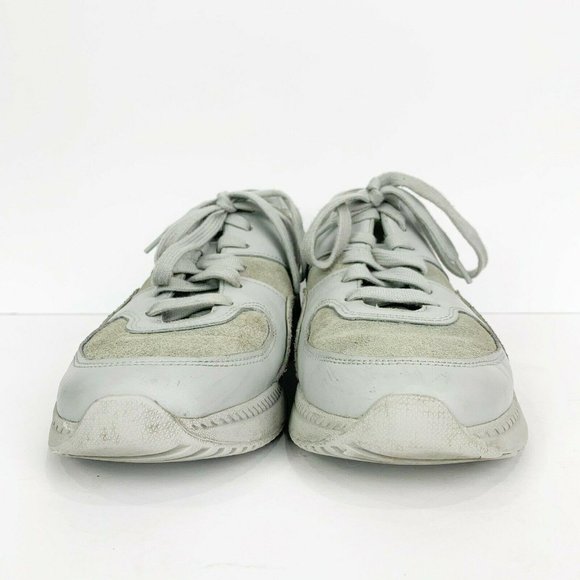 Everlane  The Trainer Leather Suede Lace up Shoes - Picture 2 of 8